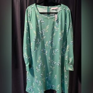 Loft floral dress 18 plus NWT
